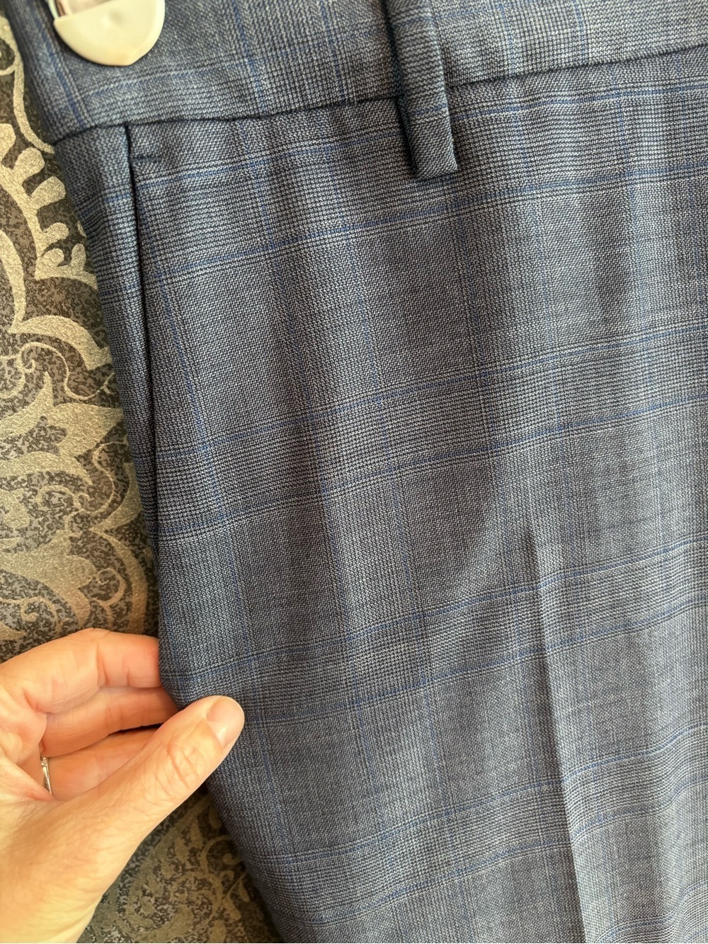 Bonobos Slim Fit Navy Dress Pants - Picture 2 of 4